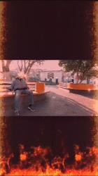 Escena Final del videoclip AULLIDO, con locación en Jardín Juárez.